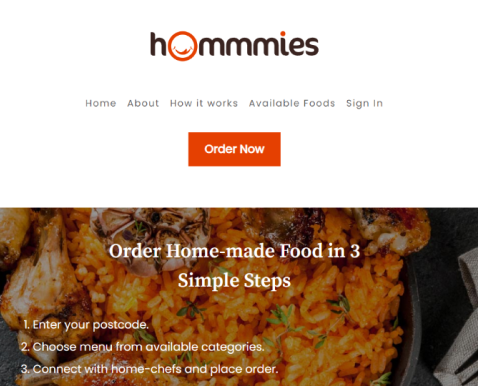 Hommmies Website Project